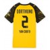Maillot de foot Borussia Dortmund Yan Couto #2 Domicile vêtements Femmes 2025-26 Manches Courtes